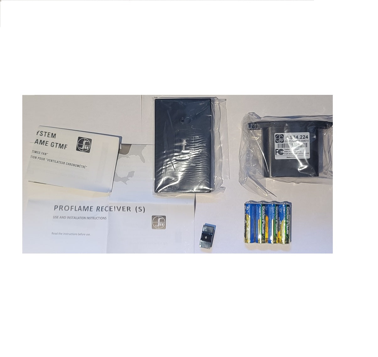 SIT Proflame Receiver (0.584.224) Kit With Fan Control GTMF 0.584.524