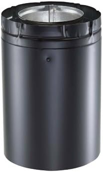 DuraVent 46DVA-08AB Direct Vent Pro Black Galvanized Steel Pipe