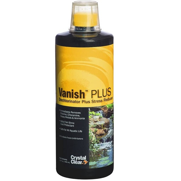 Vanish Plus, Liquid Dechlorinator Plus Stress Reducer