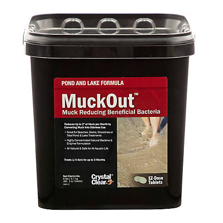 Crystal Clear MuckOut - Muck Reducing Bacteria for Pond and Lake