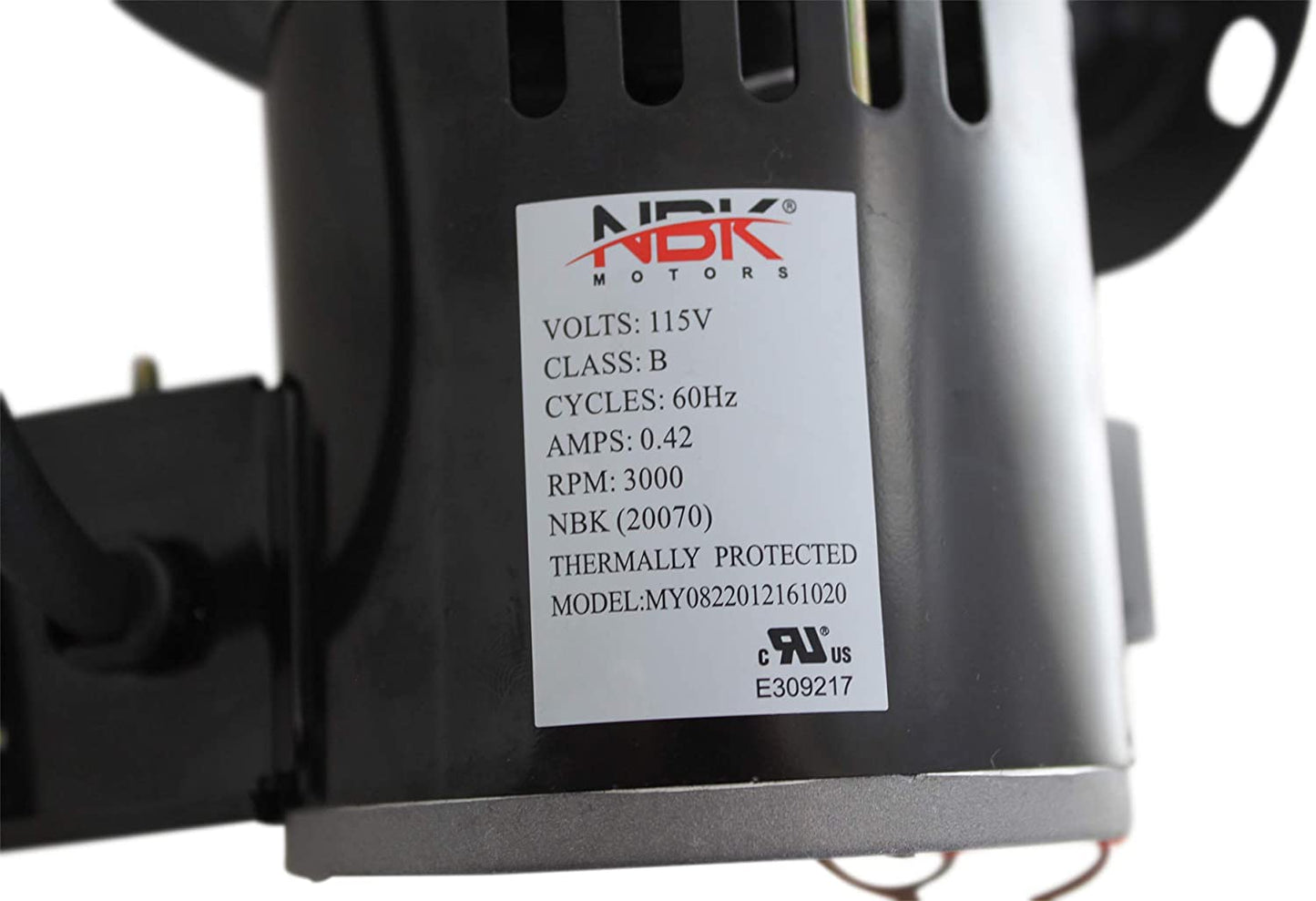 NBK 20070 Blower Motor 2 Speed Room Convection - AC-16