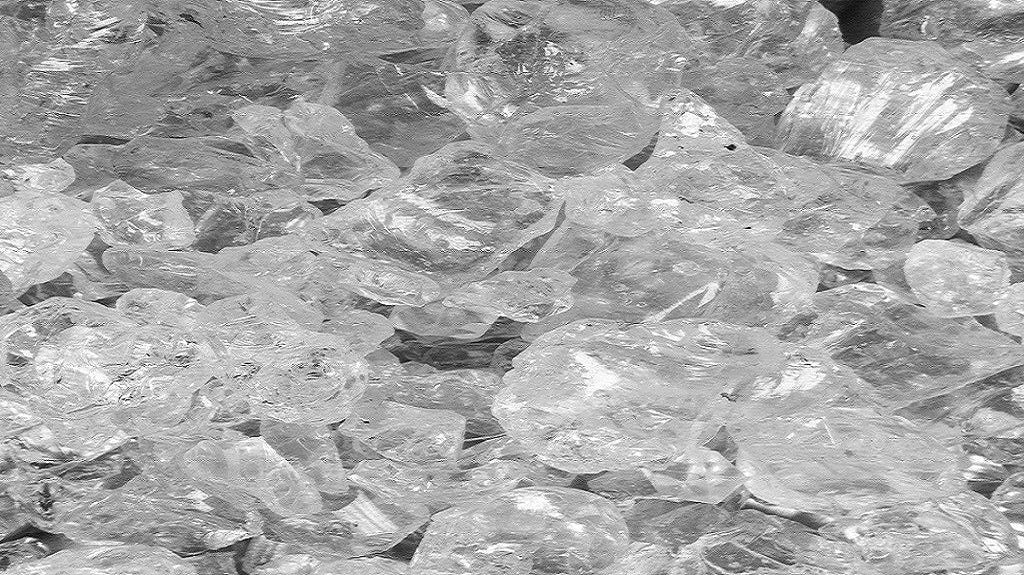 crushed clear fireglass 1/4"
