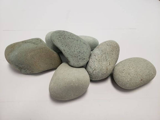 Garden Semi-Polished Stones Green Color