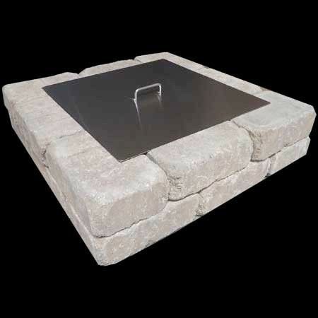 Stainless Fire Pit Cover Square