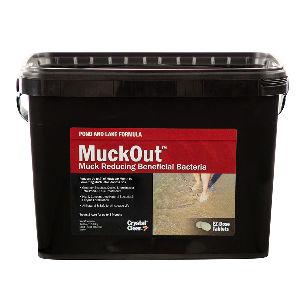 Crystal Clear MuckOut - Muck Reducing Bacteria for Pond and Lake