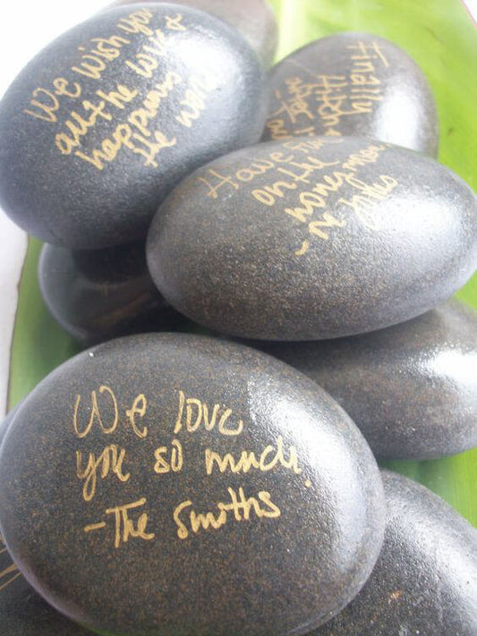 Write On Stones Shades Of Grey