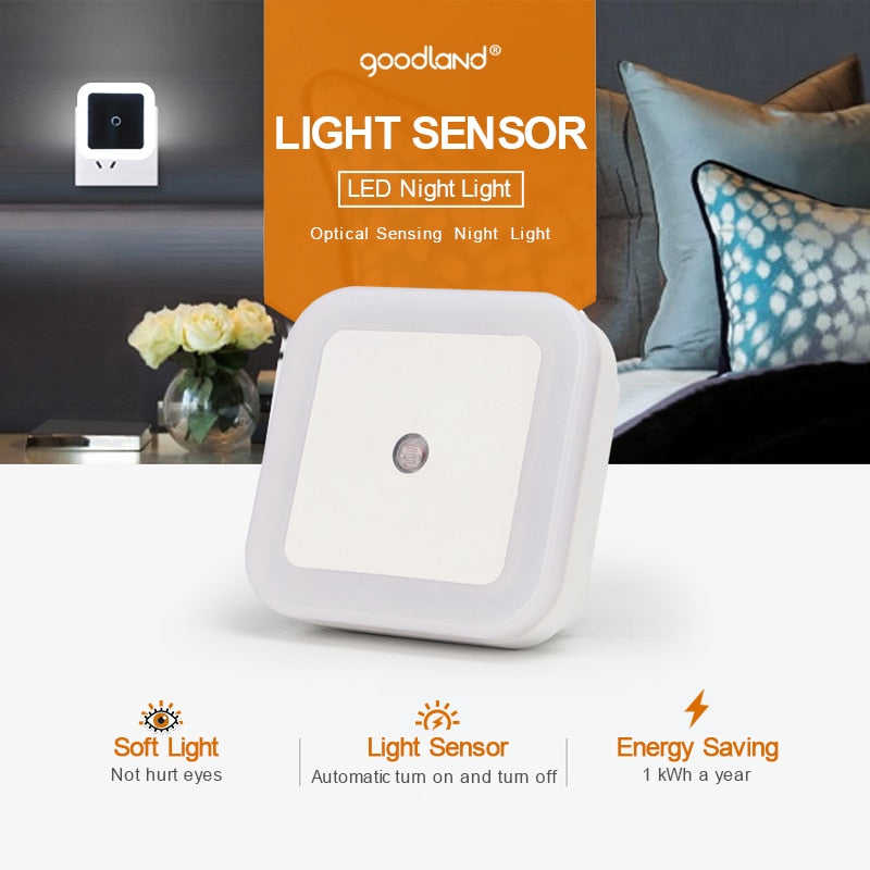 LED Night Light | LED Sensor Lamp | Nightlight for Children , Adult Bedroom