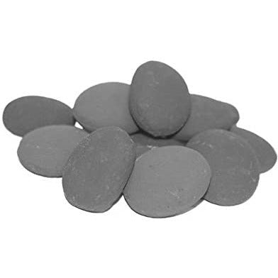 Ceramic Fibre Stones for Firepits and fire Place (Gray)