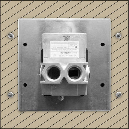 Mechanical Gas E-Stop Timer Mounts / Locking cabinet