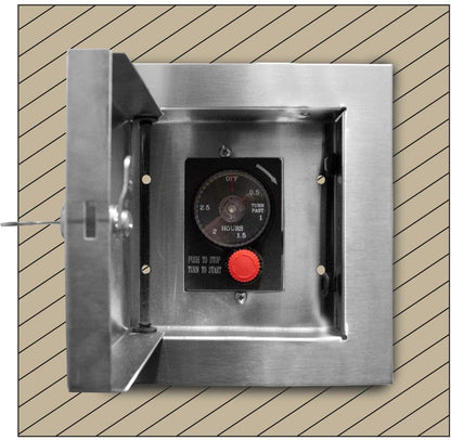 Mechanical Gas E-Stop Timer Mounts / Locking cabinet