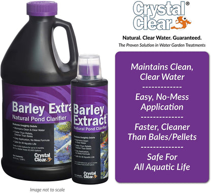 CrystalClear Barley Extract Liquid - Natural Pond Clarifier