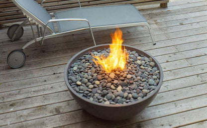 Slate Black Heat Resistant Natural Fire Stones for Fireplace , Fire Pits