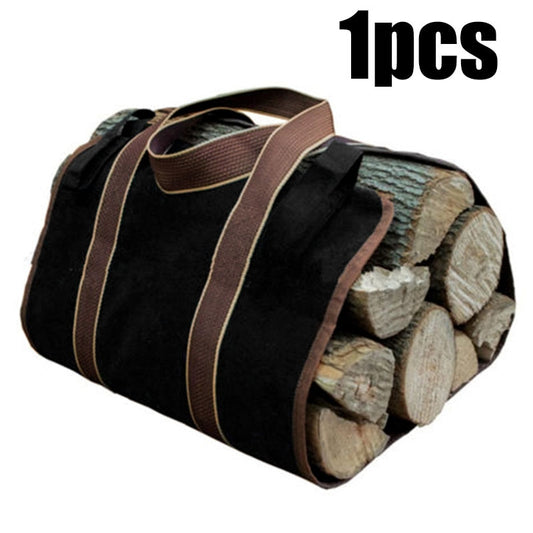 Canvas bag for Log wood ,Camping firewood tote